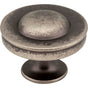 Jeffrey Alexander - 1-1/4'' Diameter Distressed Pewter Cordova Cabinet Knob - Distressed Pewter