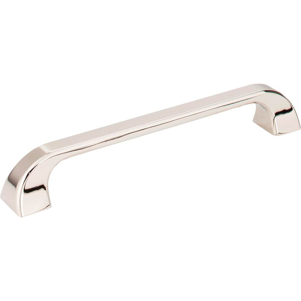 Jeffrey Alexander - 160 mm Center-to-Center Polished Nickel Square Marlo Cabinet Pull - Polished Nickel