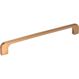 Jeffrey Alexander - 192 mm Center-to-Center Satin Bronze Alvar Cabinet Pull - Satin Bronze