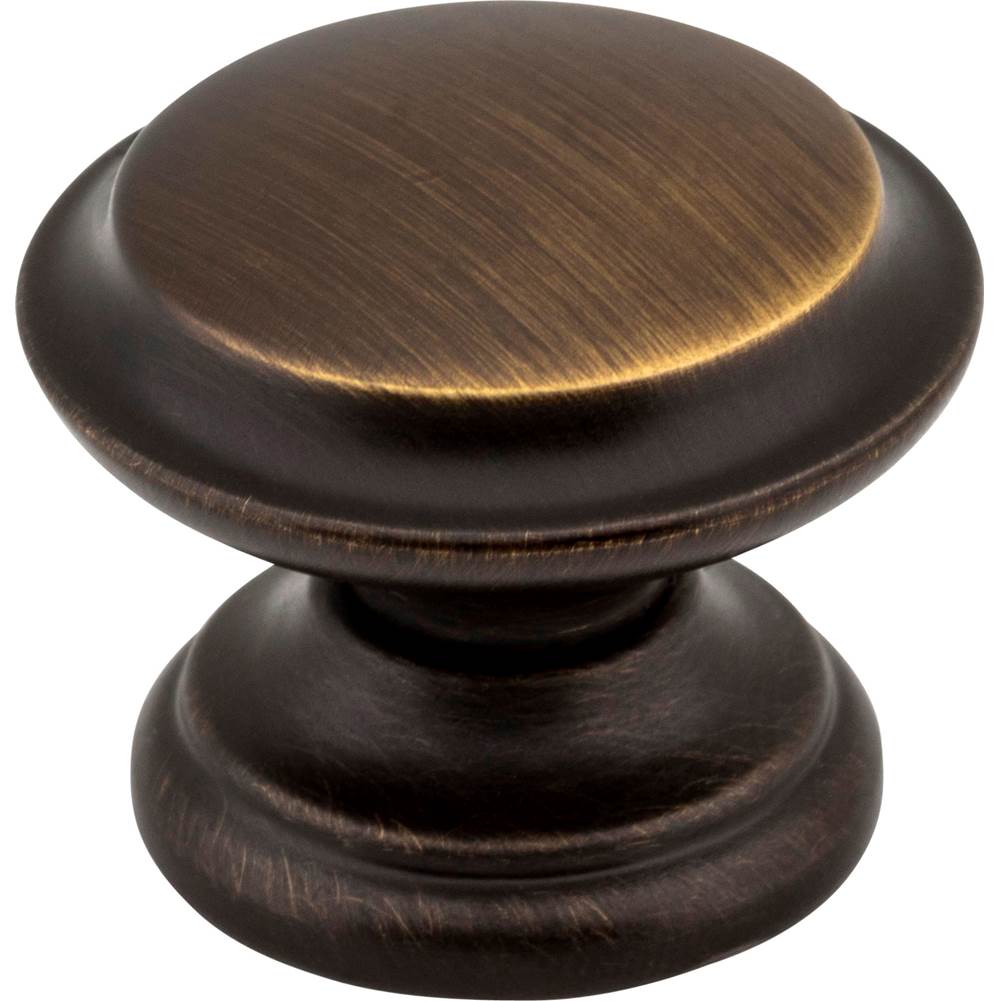Jeffrey Alexander - 1-3/8'' Diameter Antique Brushed Satin Brass Cordova Cabinet Knob - Antique Brushed Satin Brass