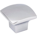 Jeffrey Alexander - 1-3/16'' Overall Length Polished Chrome Square Sonoma Cabinet Knob - Polished Chrome