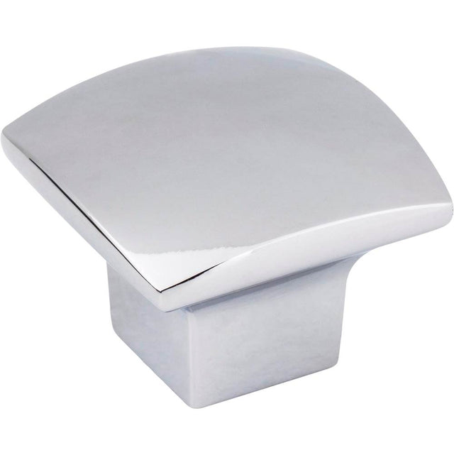 Jeffrey Alexander - 1-3/16'' Overall Length Polished Chrome Square Sonoma Cabinet Knob - Polished Chrome