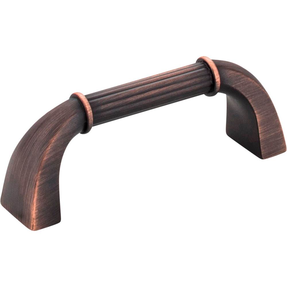 Jeffrey Alexander - 3'' Center-to-Center Brushed Oil Rubbed Bronze Cordova Cabinet Pull - Brushed Oil Rubbed Bronze