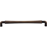 12'' Center-to-Center Antique Brushed Satin Brass Barrel Bremen 2 Appliance Handle