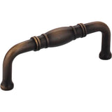 Jeffrey Alexander - 3'' Center-to-Center Antique Brushed Satin Brass Durham Cabinet Pull - Antique Brushed Satin Brass