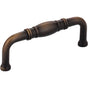 Jeffrey Alexander - 3'' Center-to-Center Antique Brushed Satin Brass Durham Cabinet Pull - Antique Brushed Satin Brass