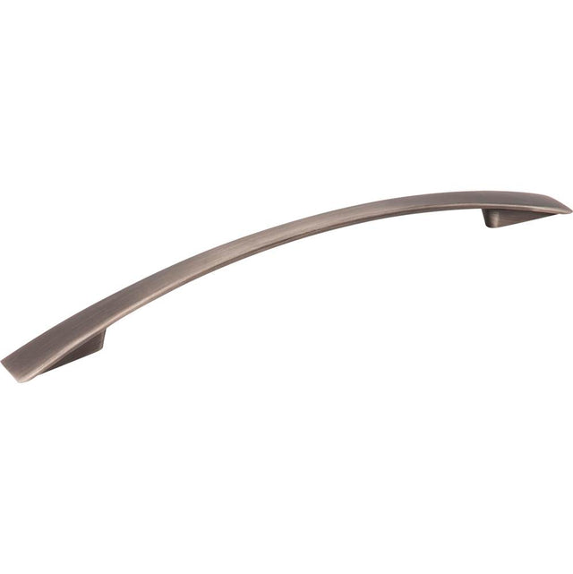 Jeffrey Alexander - 160 mm Center-to-Center Brushed Pewter Flared Regan Cabinet Pull - Brushed Pewter