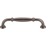 128 mm Center-to-Center Brushed Pewter Tiffany Cabinet Pull