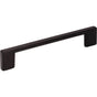 Jeffrey Alexander - 128 mm Center-to-Center Matte Black Square Sutton Cabinet Bar Pull - Matte Black