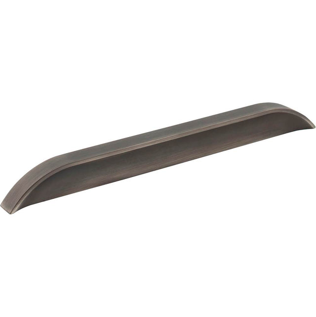 Jeffrey Alexander - 192 mm / 224 mm  Center-to-Center Brushed Pewter Elara Cabinet Pinch Pull - Brushed Pewter