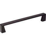 Jeffrey Alexander - 160 mm Center-to-Center Matte Black Square Boswell Cabinet Pull - Matte Black