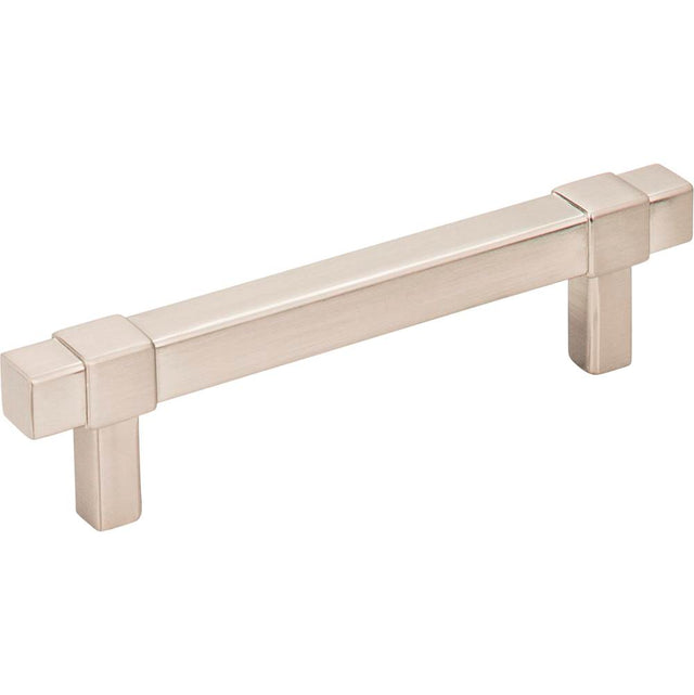 Jeffrey Alexander - 96 mm Center-to-Center Satin Nickel Square Zane Cabinet Pull - Satin Nickel