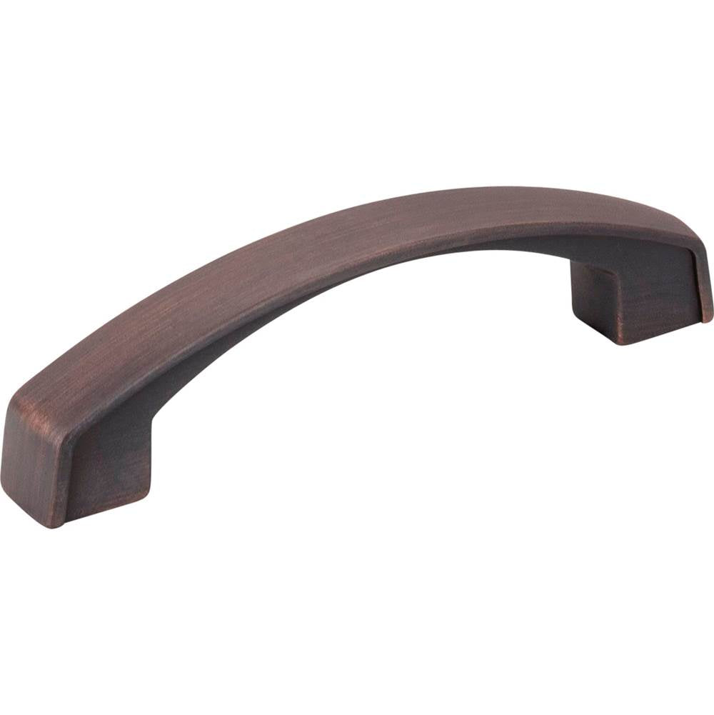 Jeffrey Alexander - 96 mm Center-to-Center Brushed Oil Rubbed Bronze Merrick Cabinet Pull - Brushed Oil Rubbed Bronze
