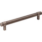 Jeffrey Alexander - 160 mm Center-to-Center Brushed Pewter Square Zane Cabinet Pull - Brushed Pewter