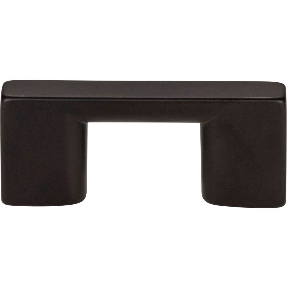32 mm Center-to-Center Matte Black Square Sutton Cabinet Bar Pull