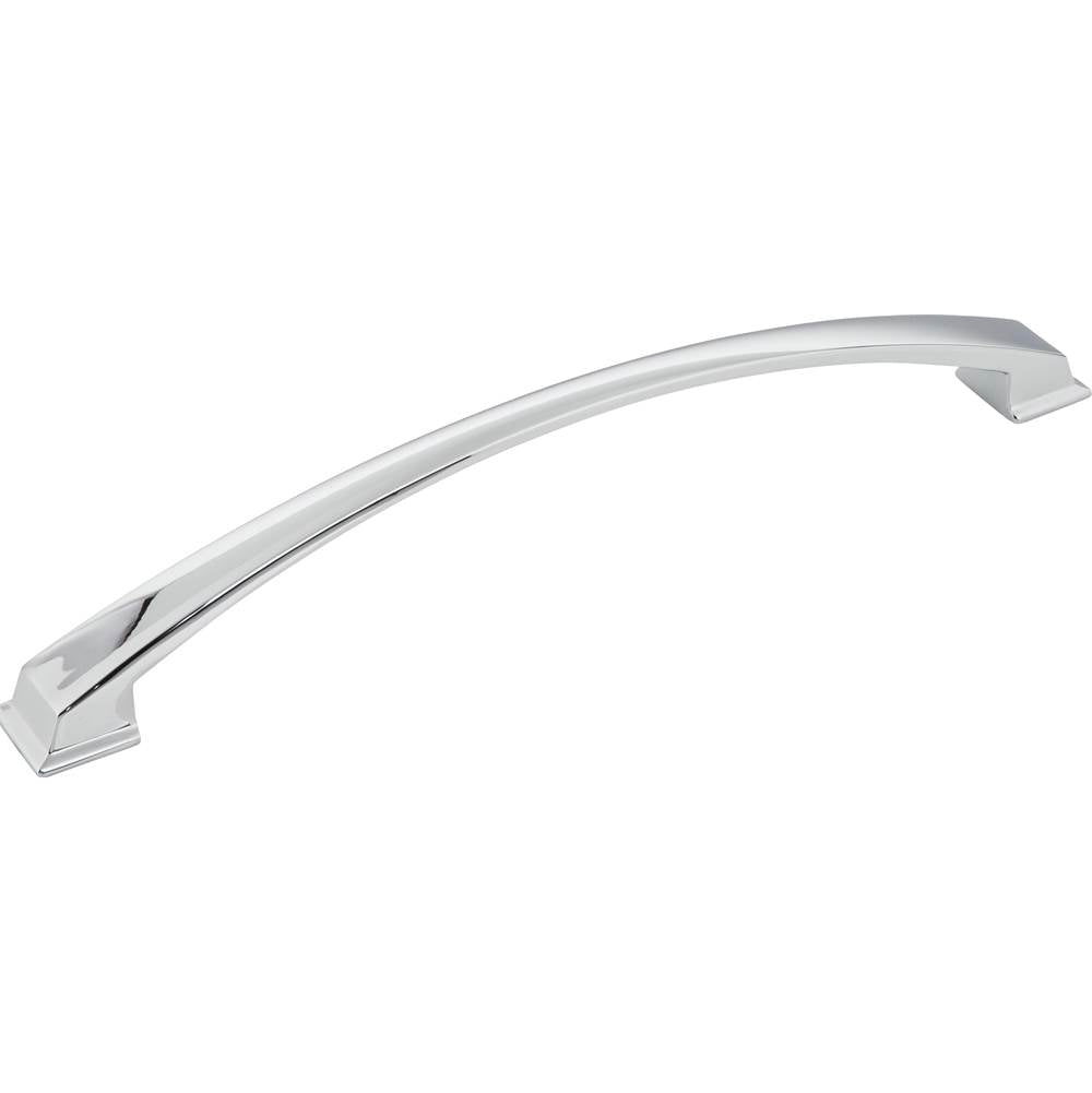 Jeffrey Alexander - 224 mm Center-to-Center Polished Chrome Arched Roman Cabinet Pull - Polished Chrome