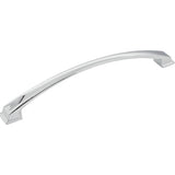 Jeffrey Alexander - 224 mm Center-to-Center Polished Chrome Arched Roman Cabinet Pull - Polished Chrome