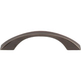 96 mm Center-to-Center Brushed Pewter Flared Philip Cabinet Pull
