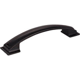Jeffrey Alexander - 128 mm Center-to-Center Matte Black Square Annadale Cabinet Pull - Matte Black