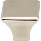 1-1/8'' Overall Length Polished Nickel Square Marlo Cabinet Knob