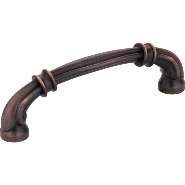 Jeffrey Alexander - 96 mm Center-to-Center Brushed Oil Rubbed Bronze Lafayette Cabinet Pull - Brushed Oil Rubbed Bronze