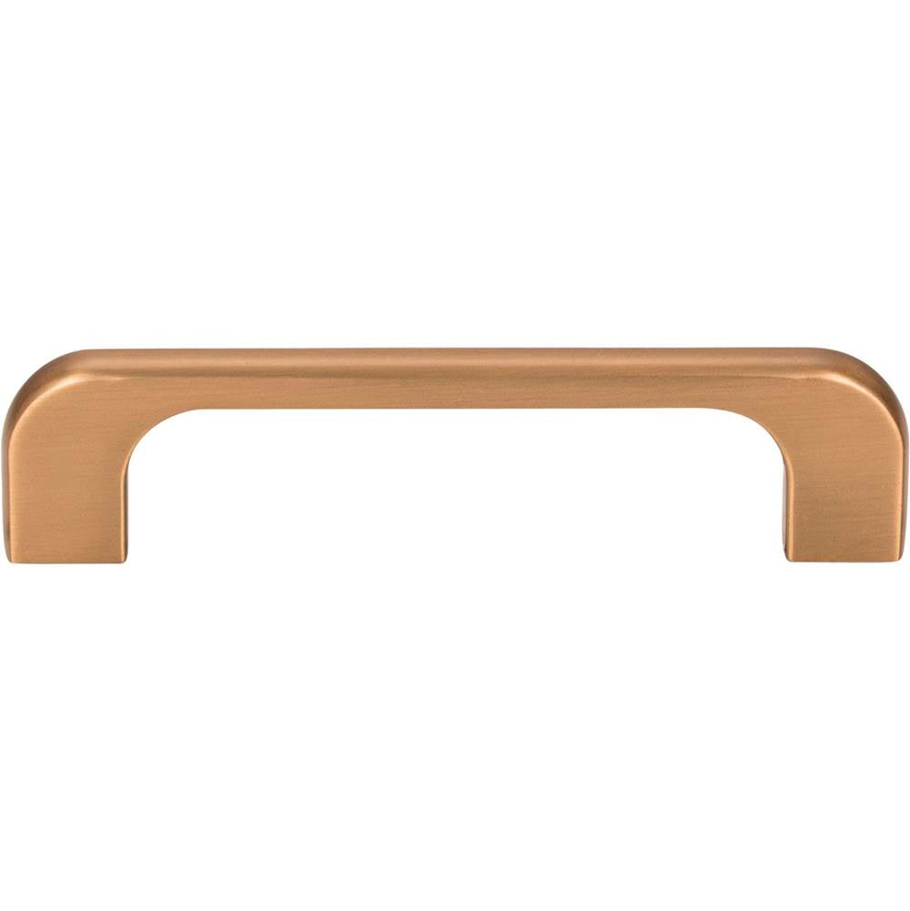 96 mm Center-to-Center Satin Bronze Alvar Cabinet Pull