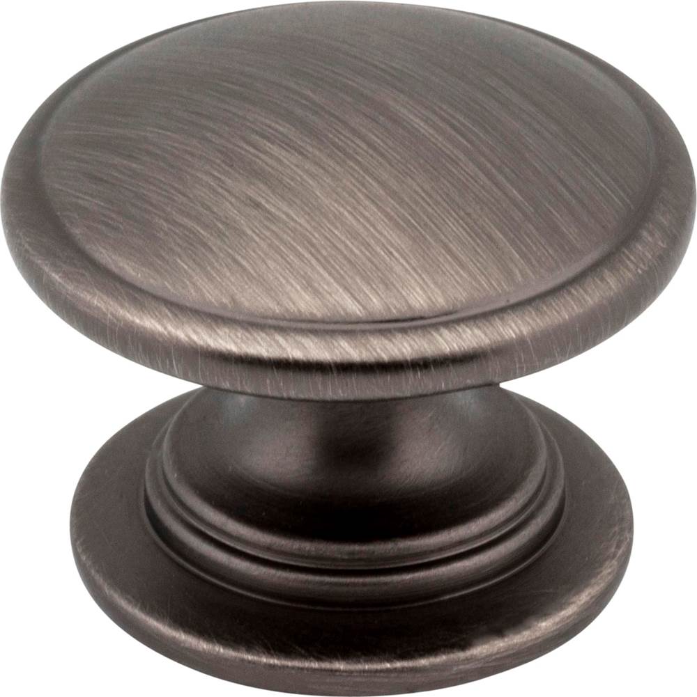 Jeffrey Alexander - 1-1/4'' Diameter Brushed Pewter Durham Cabinet Knob - Brushed Pewter