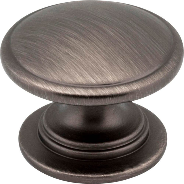 Jeffrey Alexander - 1-1/4'' Diameter Brushed Pewter Durham Cabinet Knob - Brushed Pewter