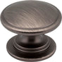 Jeffrey Alexander - 1-1/4'' Diameter Brushed Pewter Durham Cabinet Knob - Brushed Pewter