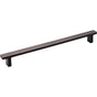 Jeffrey Alexander - 228 mm Center-to-Center Brushed Oil Rubbed Bronze Square Anwick Cabinet Pull - Brushed Oil Rubbed Bronze