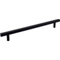 Jeffrey Alexander - 12'' Center-to-Center Matte Black Square Dominique Appliance Handle - Matte Black