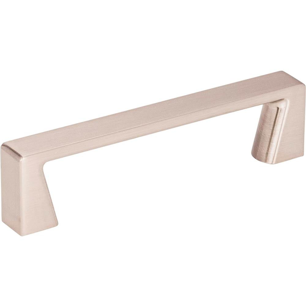 Jeffrey Alexander - 96 mm Center-to-Center Satin Nickel Square Boswell Cabinet Pull - Satin Nickel
