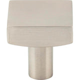 1-1/8'' Overall Length Satin Nickel Square Dominique Cabinet Knob