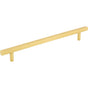Jeffrey Alexander - 192 mm Center-to-Center Brushed Gold Square Dominique Cabinet Bar Pull - Brushed Gold