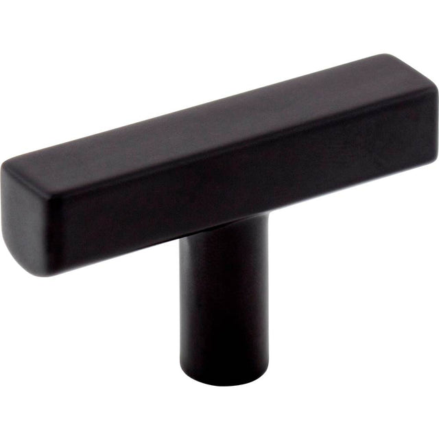 Jeffrey Alexander - 2'' Matte Black Dominique Cabinet ''T'' Knob - Matte Black