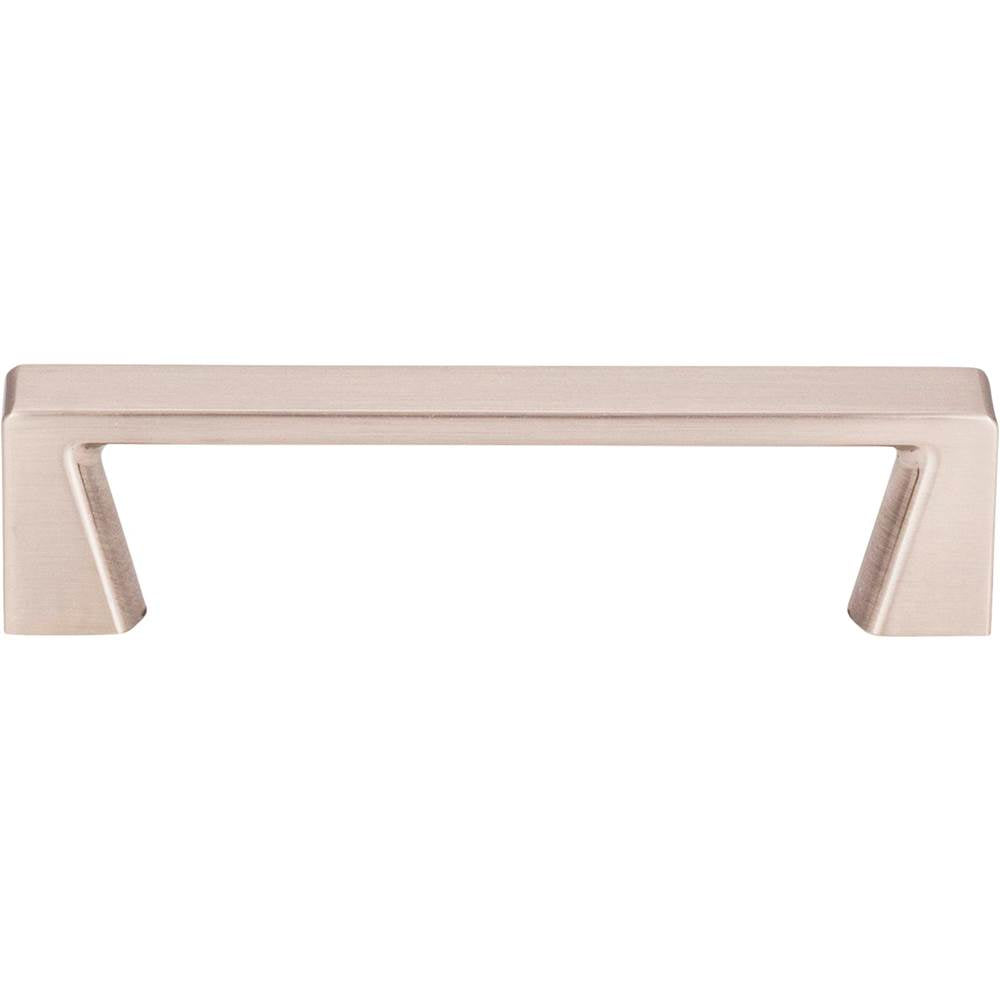 96 mm Center-to-Center Satin Nickel Square Boswell Cabinet Pull