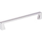 Jeffrey Alexander - 160 mm Center-to-Center Polished Chrome Square Boswell Cabinet Pull - Polished Chrome