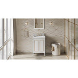 Jeffrey Alexander - 24'' White Percival Vanity - White