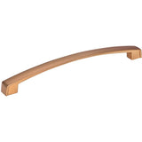 Jeffrey Alexander - 192 mm Center-to-Center Satin Bronze Merrick Cabinet Pull - Satin Bronze