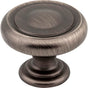 Jeffrey Alexander - 1-1/4'' Diameter Brushed Pewter Bremen 1 Cabinet Knob - Brushed Pewter