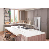 96 mm Center-to-Center Brushed Pewter Square Boswell Cabinet Pull