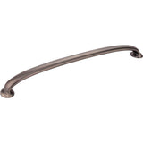 Jeffrey Alexander - 12'' Center-to-Center Brushed Pewter Hudson Appliance Handle - Brushed Pewter