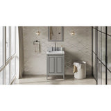 Jeffrey Alexander - 24'' Grey Percival Vanity - Grey