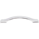 128 mm Center-to-Center Polished Chrome Strap Mirada Cabinet Pull