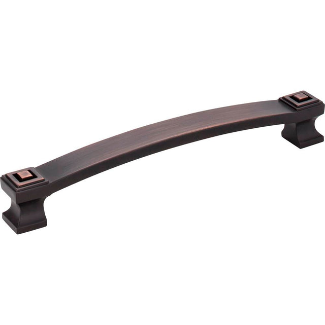 Jeffrey Alexander - 160 mm Center-to-Center Brushed Oil Rubbed Bronze Square Delmar Cabinet Pull - Brushed Oil Rubbed Bronze