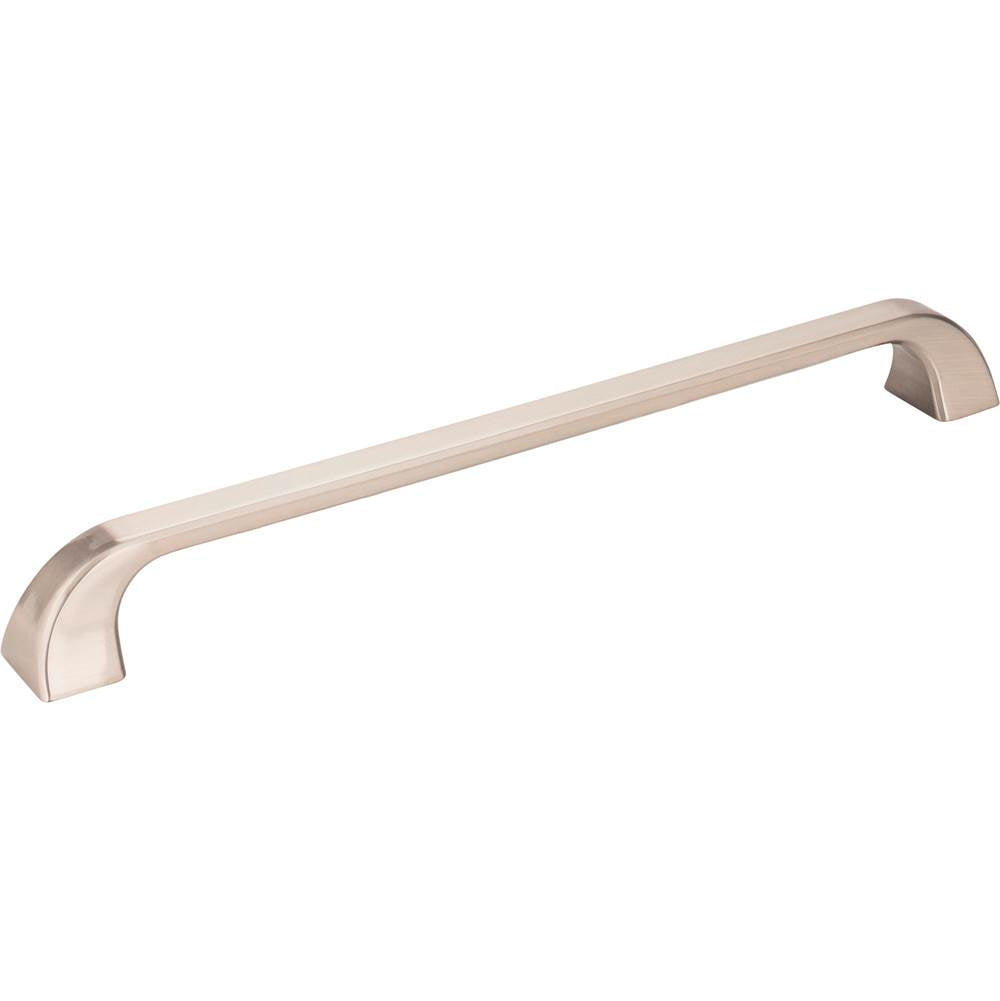 Jeffrey Alexander - 224 mm Center-to-Center Satin Nickel Square Marlo Cabinet Pull - Satin Nickel