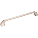 Jeffrey Alexander - 224 mm Center-to-Center Satin Nickel Square Marlo Cabinet Pull - Satin Nickel