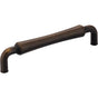 Jeffrey Alexander - 128 mm Center-to-Center Antique Brushed Satin Brass Barrel Bremen 2 Cabinet Pull - Antique Brushed Satin Brass