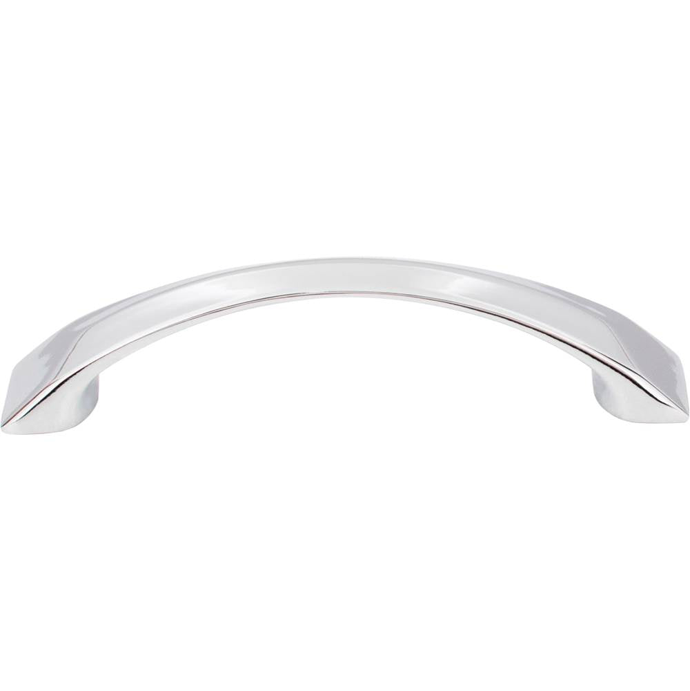 96 mm Center-to-Center Polished Chrome Pyramid Cairo Cabinet Pull