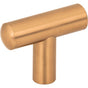 Jeffrey Alexander - 1-7/8'' Overall Length Satin Bronze Key West Cabinet Bar Pull - Satin Bronze